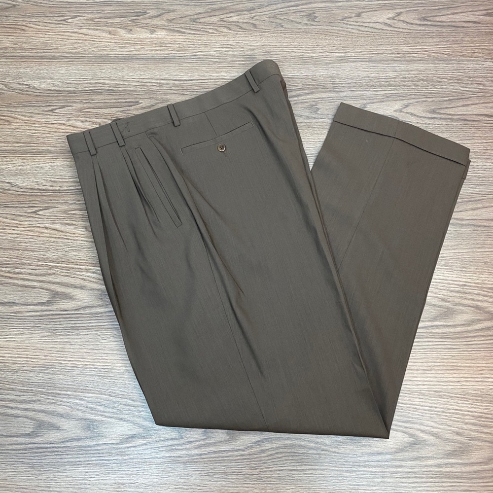 Zanella Olive/Brown Dress Pants 40x34